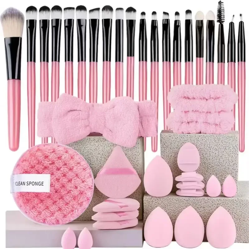 Make-up-Pinsel-Set, hochwertige synthetische Kabuki-Pinsel, Foundation, Concealer, Puder, Rouge, Blending, Gesicht, Lidschatten, Kosmetikpinsel, S — image 16