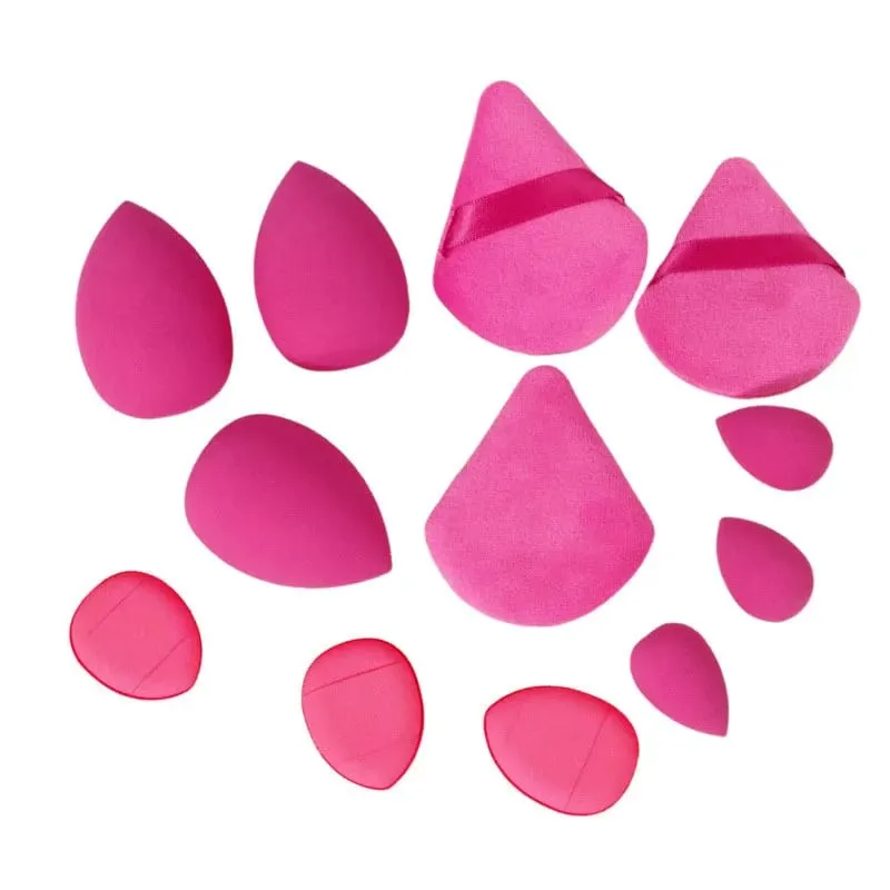 12pcs Makeup Sponge Set Essential for Beginners Cosmetic Easy to apply Puff Set Makeup Foundation Sponge — image 5