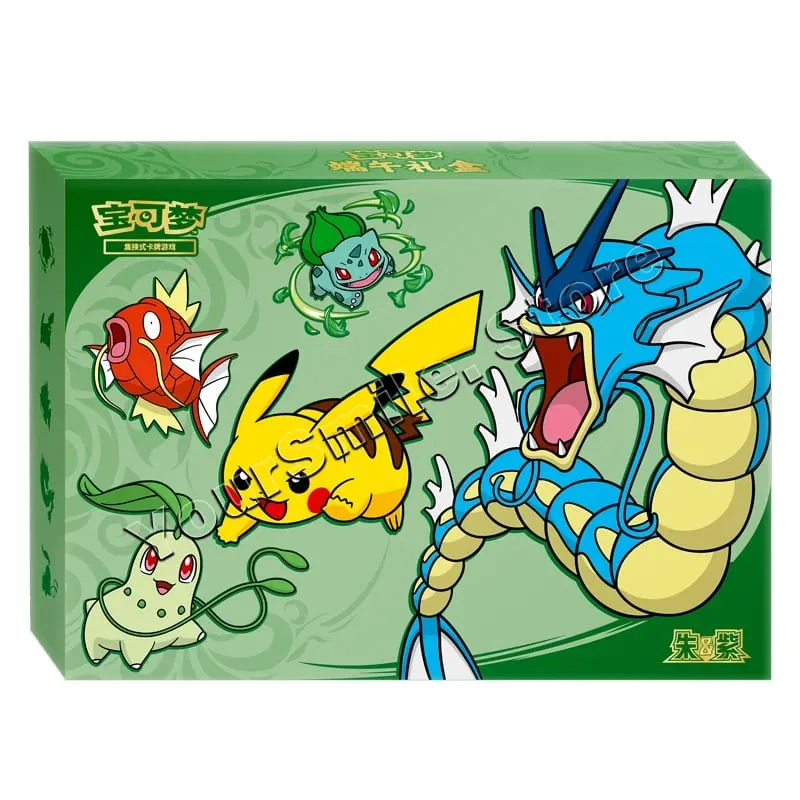 Kad Dagangan Pokemon Asal Kotak PTCG Tulen Versi Cina Kad Paparan Dek Hadiah Hari Lahir Kanak-kanak — image 15
