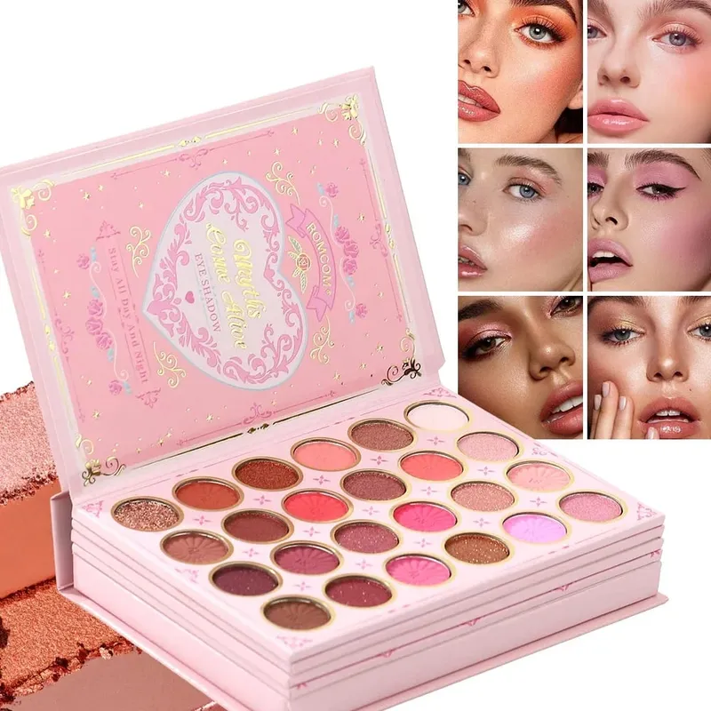5 ชั้น All In One Makeup Book Palette 48 อายแชโดว์ + 6 Blush + Contour Highlight Brow Pomade + 6 ลิปสติก Full Face แต่งหน้าชุด — image 5