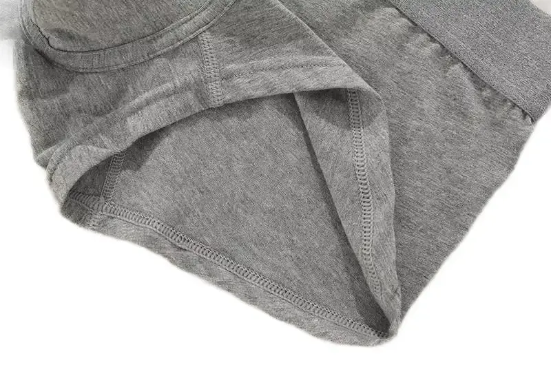 Men's Flat Corner Underpants Low Rise Fashion Solid Color U Raised Slim Fit Breathable Shorts — image 13