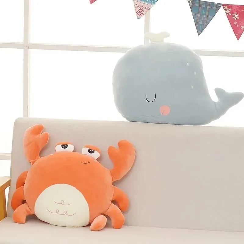 น่ารักโยนหมอนปูปลาวาฬห่านสิงโตหมอนสบายโซฟารถ Office Headboard Cushion ตุ๊กตากลับตุ๊กตาของเล่นของขวัญ — image 6