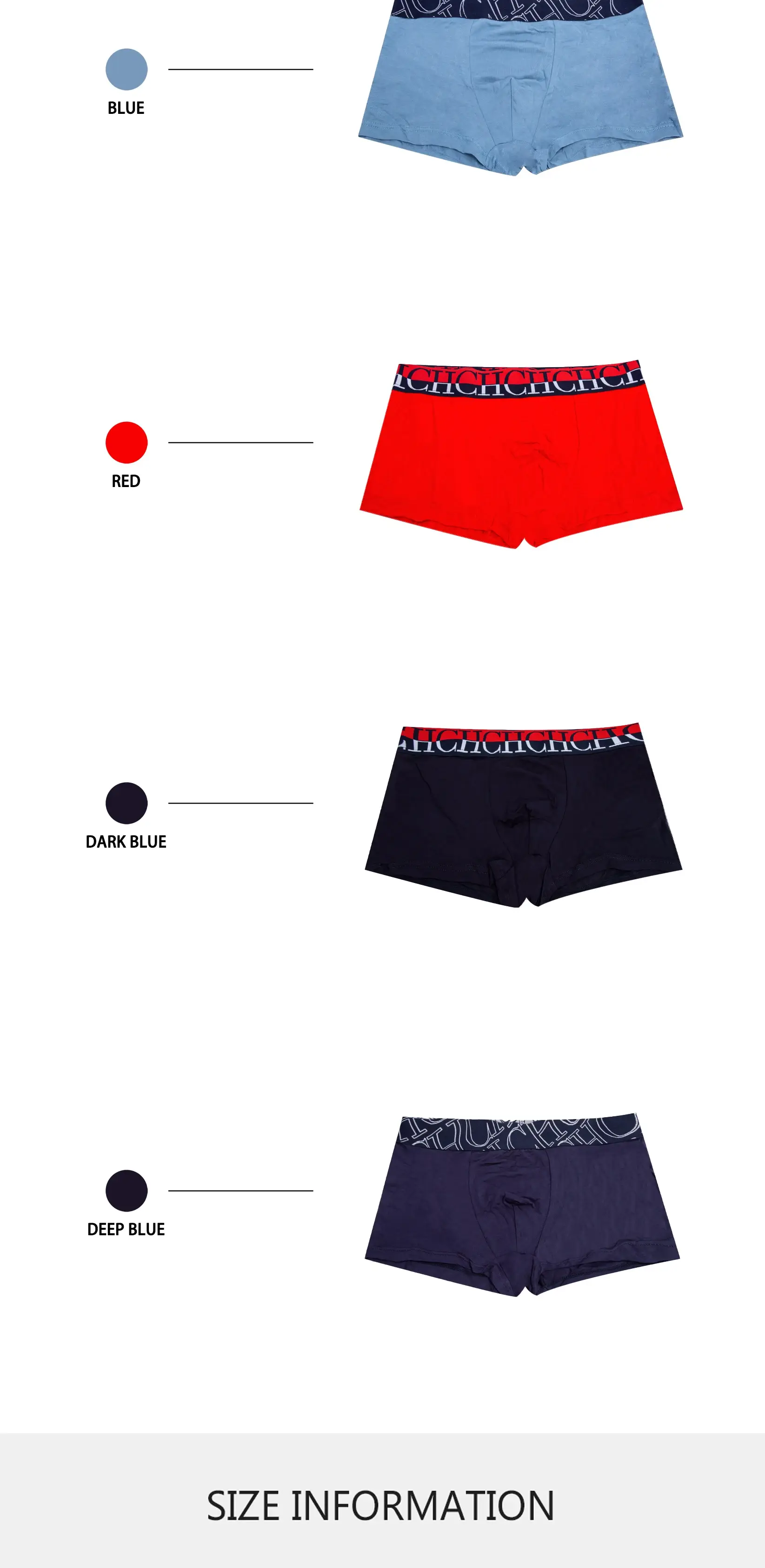 1pcs ชุดชั้นในบุรุษชายนักมวยกางเกงสบายแฟชั่นสไตล์ความนุ่มนวลชาย Catton กางเกง Boxershorts — image 4