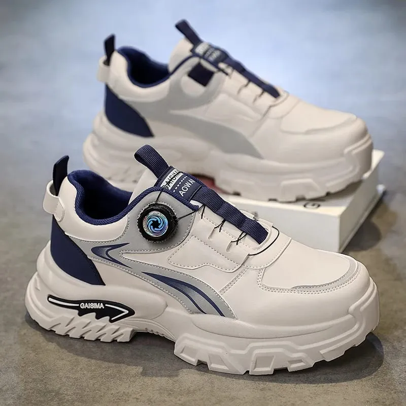 2025 herbst Neue männer Vielseitige High-Top Trendy Laufschuhe Mit Dicken Sohlen Atmungsaktive Casual Trendy Schuhe — image 2