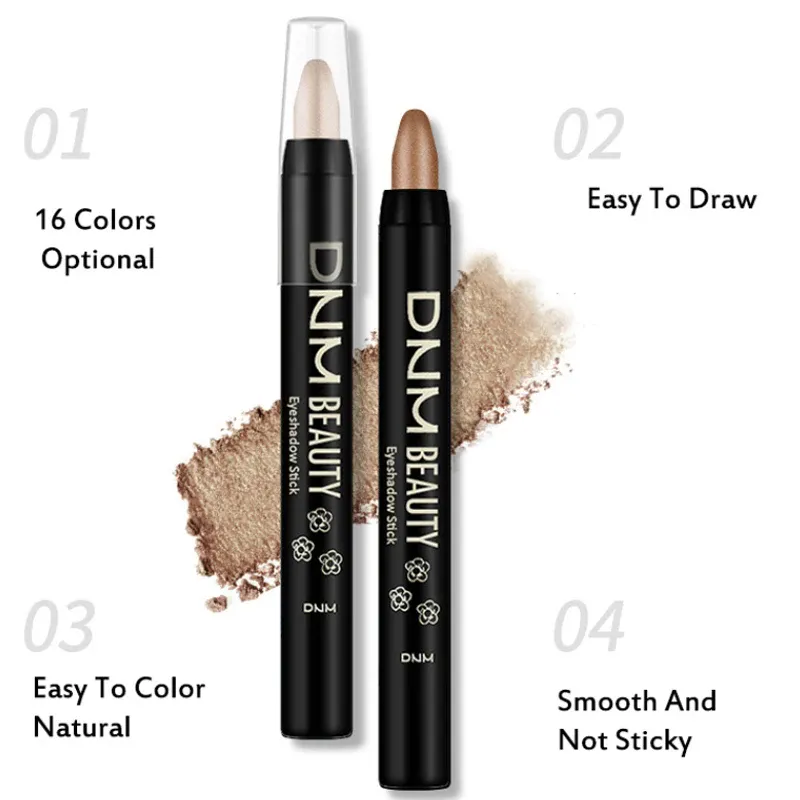 16 สี Pearlescent อายไลเนอร์อายแชโดว์ดินสอสี Glitter กันน้ำยาวนาน Shimmer Eye แต่งหน้า Non-smudge อายไลเนอร์ — image 3