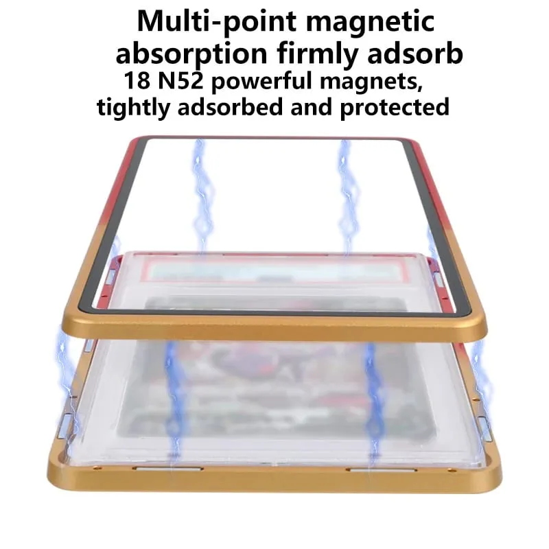 Étui de protection pour cartes classées en alliage d'aluminium, couleur dégradée, pour PSA/BGS, résistant aux UV et aux rayures, support d'affichage pare-chocs pour cartes de commerce — image 5