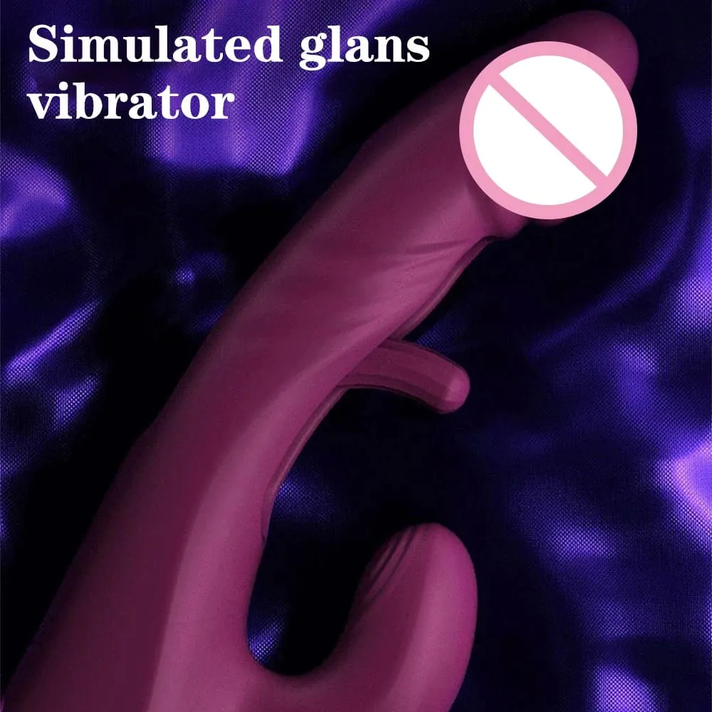 Kaninchen Vibrator 10 Vibration & 10 Flattern Modi Vagina Vibrator G-punkt Klitoris Stimulator Weibliche Masturbator Frauen Sex Spielzeug — image 4