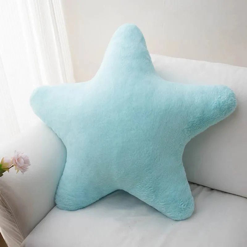 Cuscino a forma di stella Cuscino decorativo a stella per letto Morbido cuscino in peluche Cuscino carino in peluche per soggiorno camera da letto per bambini — image 8