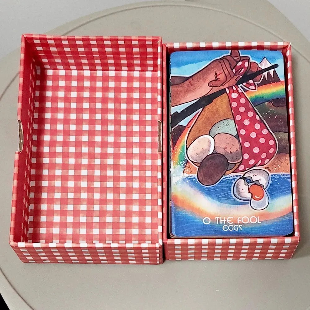 The Magic Pantry Tarot-Deck, doppelt geprägter Karton mit Aquarell-Tarotkarten zum Thema Lebensmittel für Hobbyköche und Feinschmecker, 12 x 7 cm — image 6