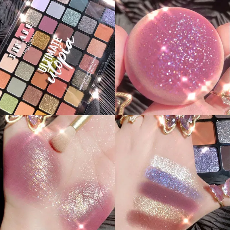 Palette de fards à paupières scintillants, 40 couleurs, pigments mats et scintillants, résistants à l'eau, maquillage coréen pour les yeux, cosmétiques — image 4
