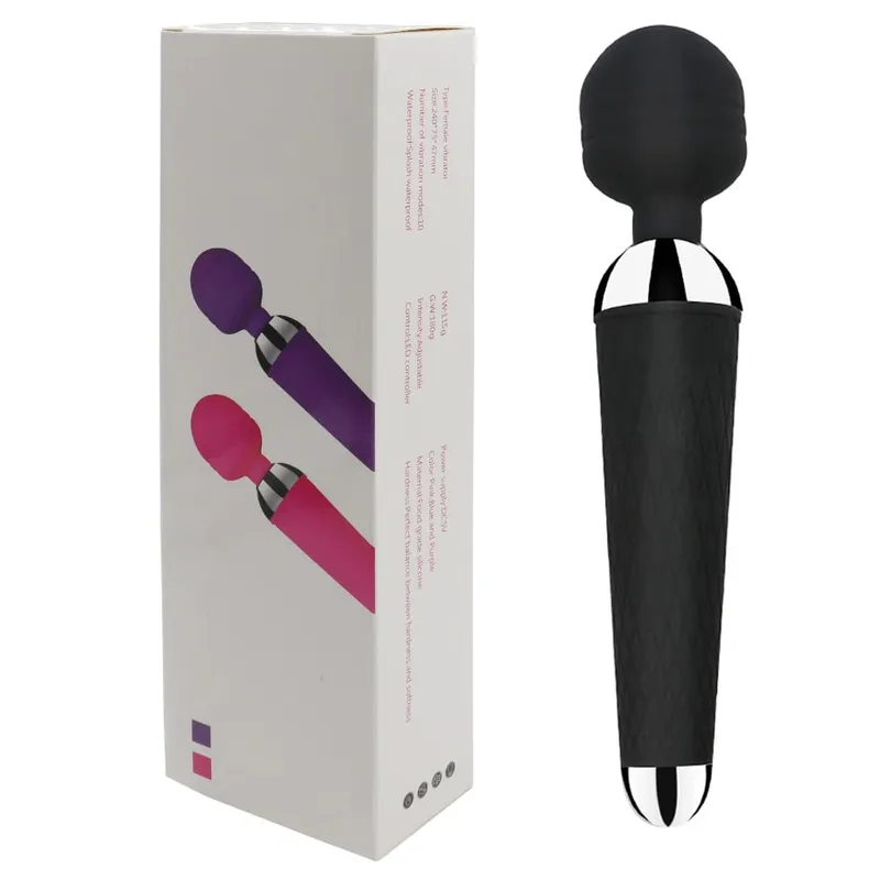 Vibrateurs AV puissants pour femmes, Recharge USB, baguette magique, masseur, stimulateur de Clitoris, bien-être, jouet sexuel érotique, produit de masturbateur