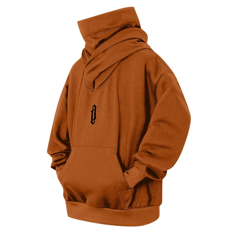 Embroidery Turtleneck Sweatshirt Oversized Y2K Men Women Hoody Japanese Ninja Hoodies Autumn Hip Hop Fleece Pocket Streetwear — image 12