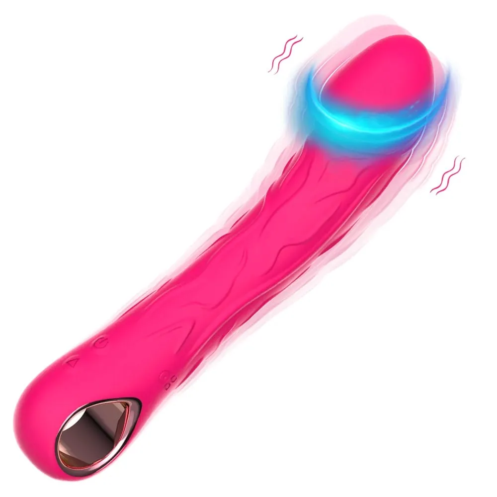 Stimolatore del clitoride del punto G delle donne del vibratore del pene Potente massaggiatore di vibrazione Bacchetta stimolatore del clitoride Giocattoli adulti del sesso Masturbatore — image 1