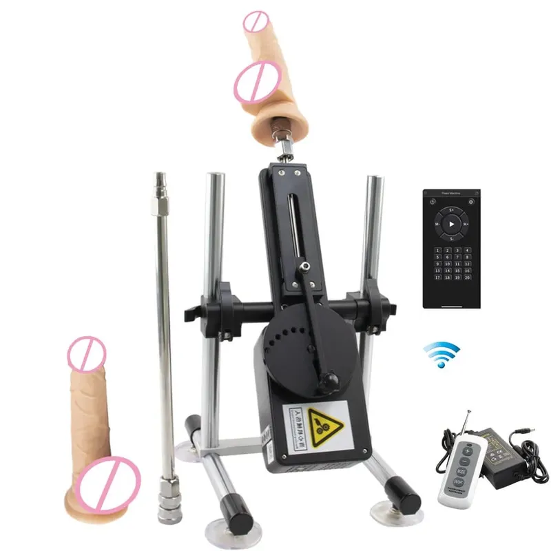 70W Automatic Telescopic SEX 3-9 ซม.ปรับจังหวะโลหะและDildoสิ่งที่แนบมาผู้ใหญ่ส่วนบุคคลสำหรับคู่ชายหญิง — image 28