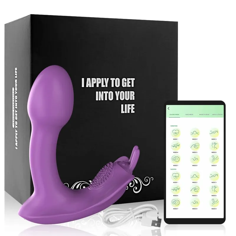 Sucker Vibrator Dildo untuk Wanita Bergetar Klitoris Stimulator Alat Kawalan Jauh Boleh Dipakai G Spot Massager Seluar Dalam Mainan Seks Wanita