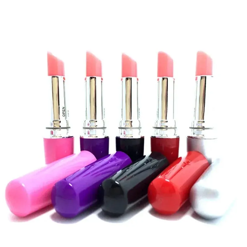 1 pièces multicolore discret Mini rouge à lèvres ambiance g-spot Clitoris stimulateur vibrateur masturbateur Mini jouets sexuels pour les femmes — image 1
