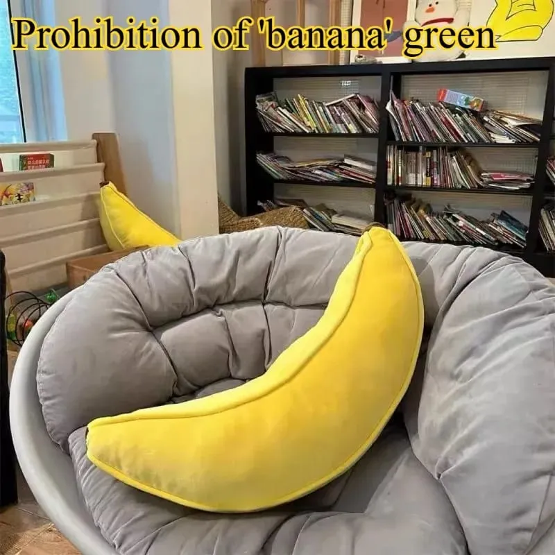 Almohada de plátano, cojín creativo y cómodo para mesita de noche, regalo de cumpleaños largo para dormir, juguete de felpa — image 7