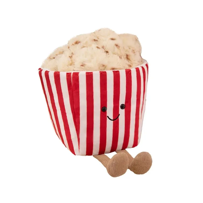 Poupée de pop-corn amusante, Simulation mignonne, jouet en peluche, cadeau pour enfants, poupée douce et mignonne — image 4