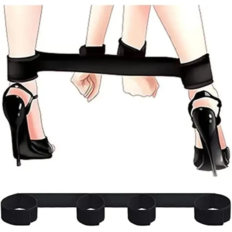 Adult Couples Erotic BDSM Bondage Restraints Slave Wrists & Ankle Cuffs No Vibrator Sex Toys For Women Men Accessories Sex Shop — image 5