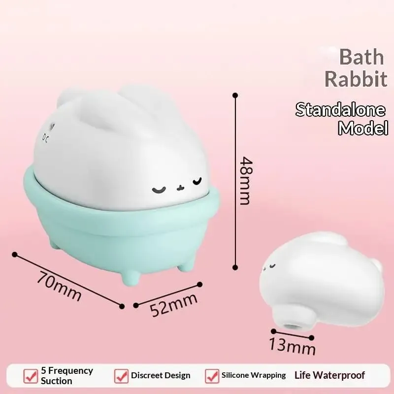 ไข่สั่นนวดกระต่ายน่ารักหี Clit Sucking Vibrator G-Spot Clitoral Stimulator USB ชาร์จของเล่นสำหรับผู้ใหญ่ — image 6