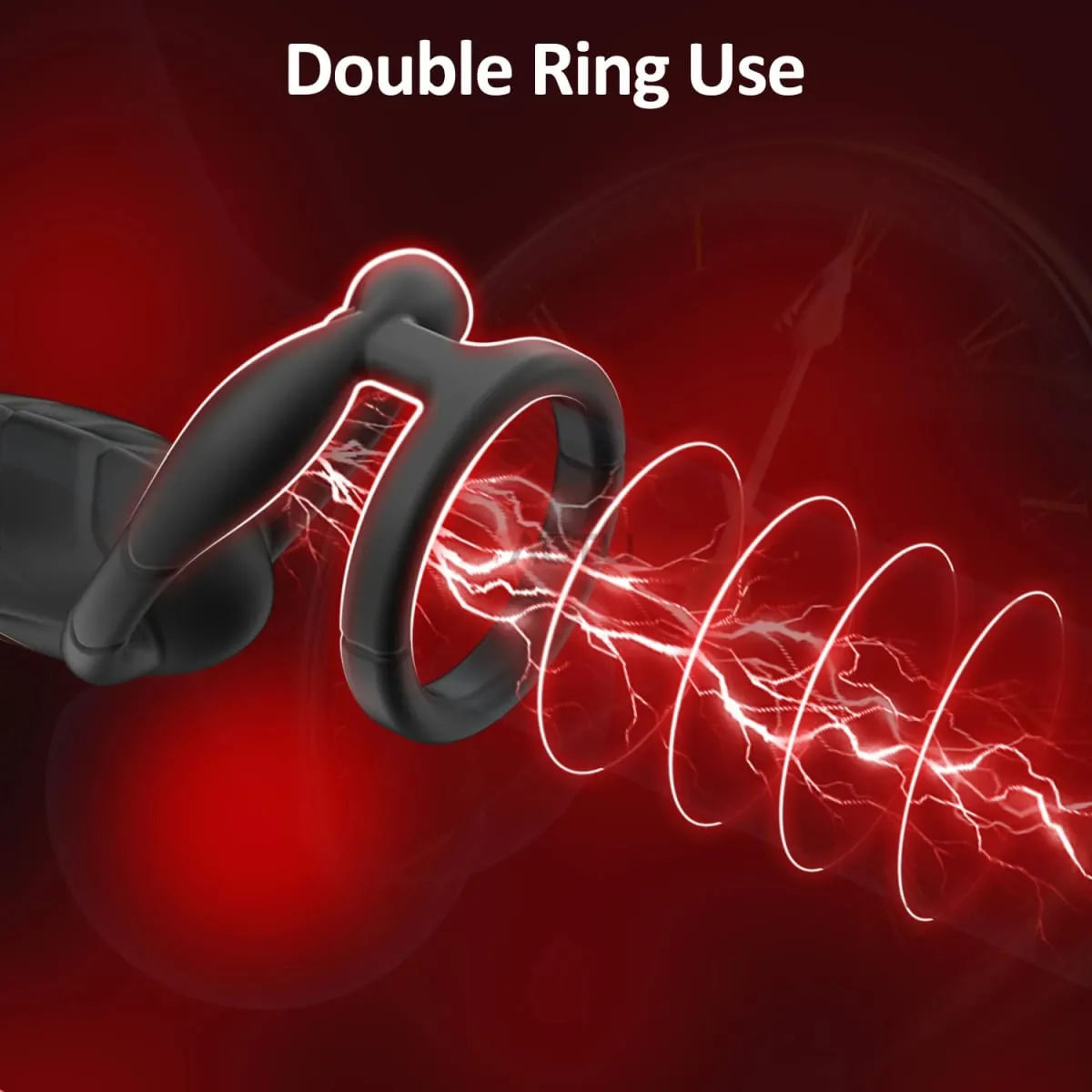 Vibrating Cock แหวนชายต่อมลูกหมาก Perineum นวด Vibrator Taint Stimulator Anal Butt Plug เพศของเล่นสำหรับผู้ชายอวัยวะเพศชายแหวน — image 3