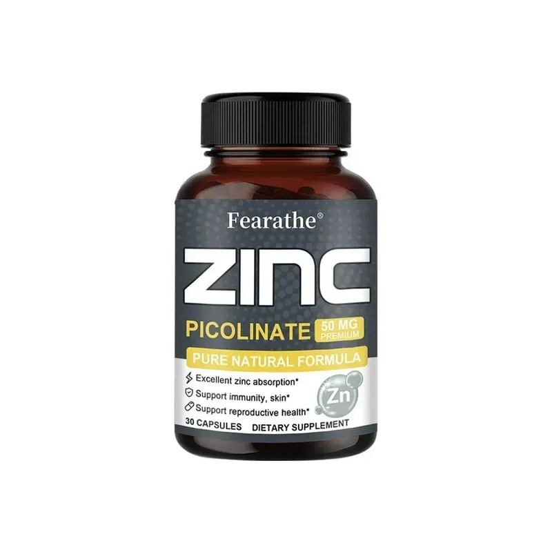 Zink 50 Mg - Högpotent tillskott av rent zink ökar immunfunktionen Främjar frisk hud och främjar benmärgens hälsa