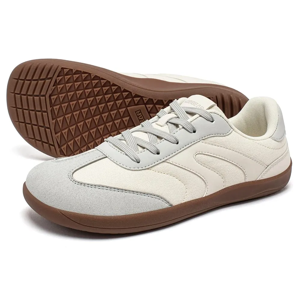 Scarpe da ginnastica a punta larga a piedi nudi Scarpe da ginnastica minimaliste unisex a goccia zero Sneaker da passeggio con lacci antiscivolo