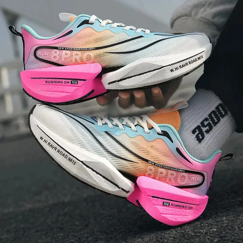 Men's Carbon Plate Sneakers Breathable Marathon Athletic Running Shoes 8PRO Fitness Outdoor Tennis Training Sports Shoes Women — image 2