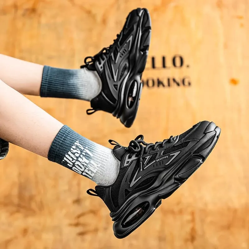 Men's casual sneakers spring summer breathable soft-sole anti-slip outdoor running shoes fashion students Joker tide sports shoe — image 6