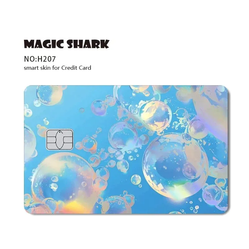 2026 New Cute Holographic Mouse Cat No Fade Laser Reflective Front Skin Cover Skin Sticker for Credit Card Debit Bank Card — image 12