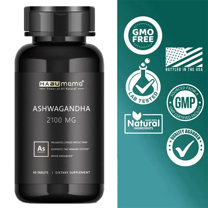 Le supplément énergétique original Ashwagandha sans OGM soutient la santé reproductive, un énergisant naturel — image 1