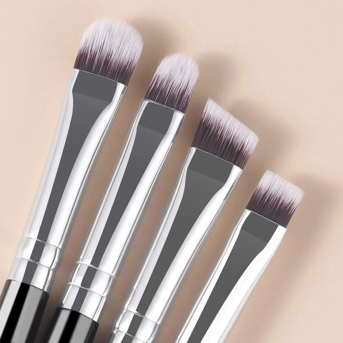 20Pcs Set Berus Mekap Bedak Foundation Blush Eyeshadow Berus Kening Alat Kosmetik dengan Beg Penyimpanan — image 4