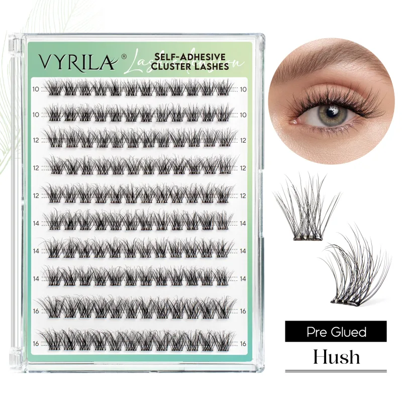 Samolepící řasy Bez nutnosti lepidla Řasy 10‑16 mm Předlepené řasy D Curl Soft Natural Press on Lashes
