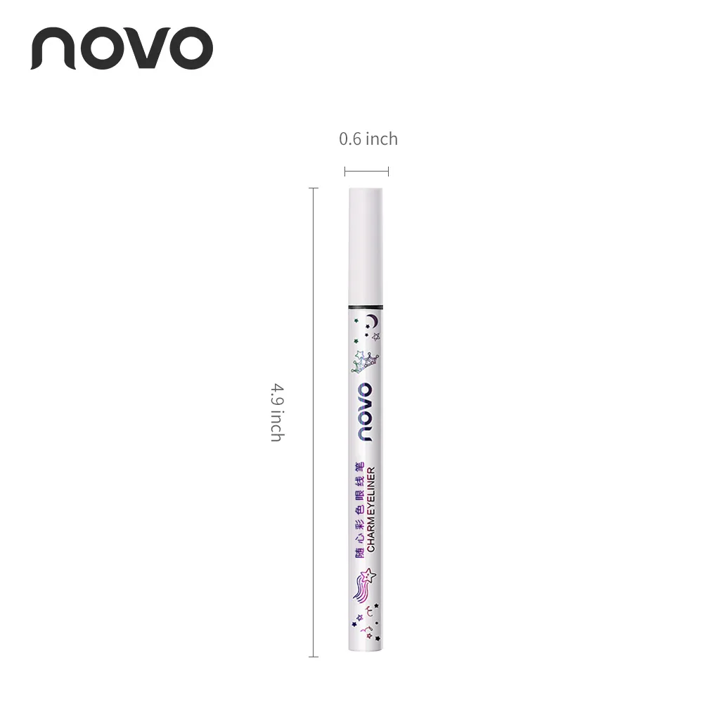 Eyeliner coloré multicolore Eyeliner stylo mince contours en douceur maquillage créatif pour les yeux maquillage des yeux — image 7