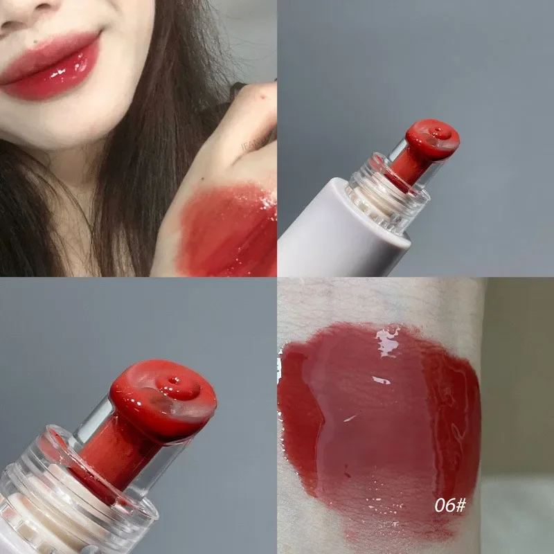 Kristall Gelee Lip Gloss Spiegel Wasser Flüssigkeit Lippenstift Feuchtigkeitsspendende Langlebig Sexy Lip Plumper Lip Tint Make-Up Koreanische Kosmetik — image 4