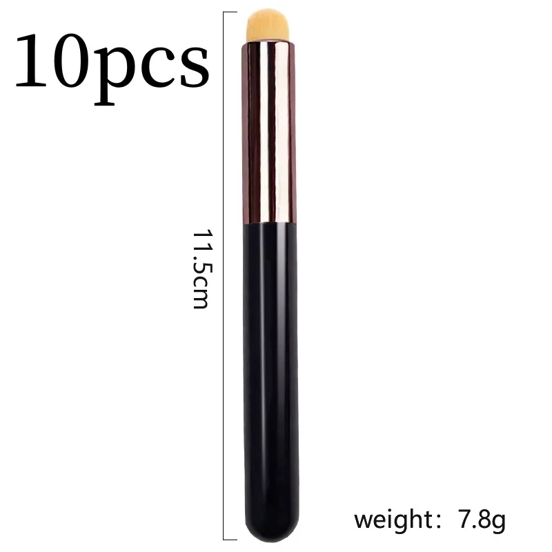 5/10 Uds pincel de maquillaje de labios brochas correctoras y base aplicador de lápiz labial multifuncional labios ojos mezcla de rostros brocha de maquillaje