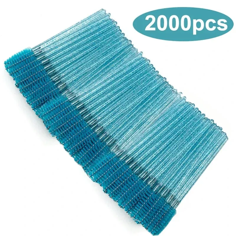 Brosse à cils, baguettes de Mascara, vente en gros, brosses de nettoyage des sourcils et des cils, applicateur, outils de maquillage, 50/1000/2000 pièces, vente en gros — image 16
