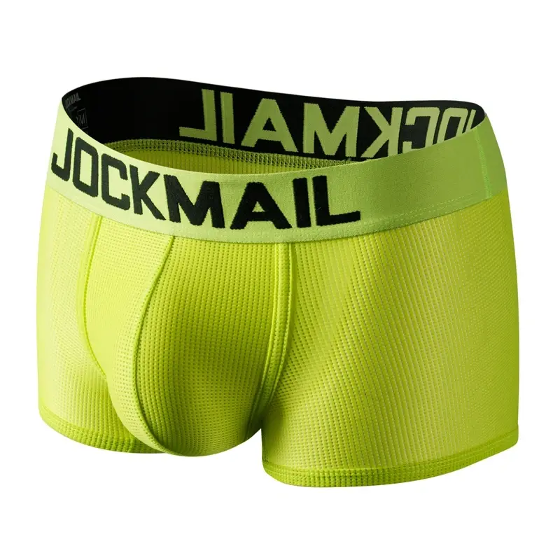 4pcs Mens Underwear Boxer Calzoncillos Boxer Briefs Mesh Soft Underpants Male Panties Pouch Shorts Ice Silk Swim Pants Short — image 1