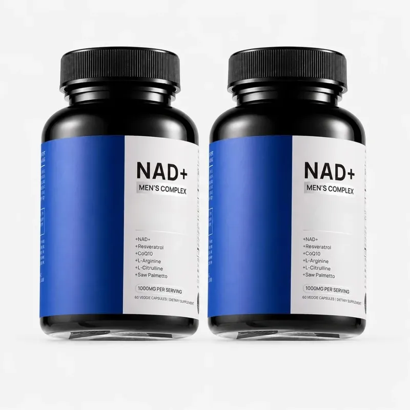 NAD+ 남성용 복합 캡슐 1000mg, CoQ10 레스베라트롤 세포 에너지 및 활력 보충제가 근육 건강을 지원합니다 60개 — image 9