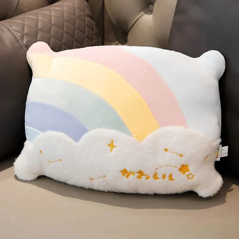 INS HOT Colore della caramella Nuvola Stella Peluche Cuscino Arcobaleno colorato Corona Cuscino Cuscino Divano Decorazione della casa Cuscino di tiro Giocattolo — image 15