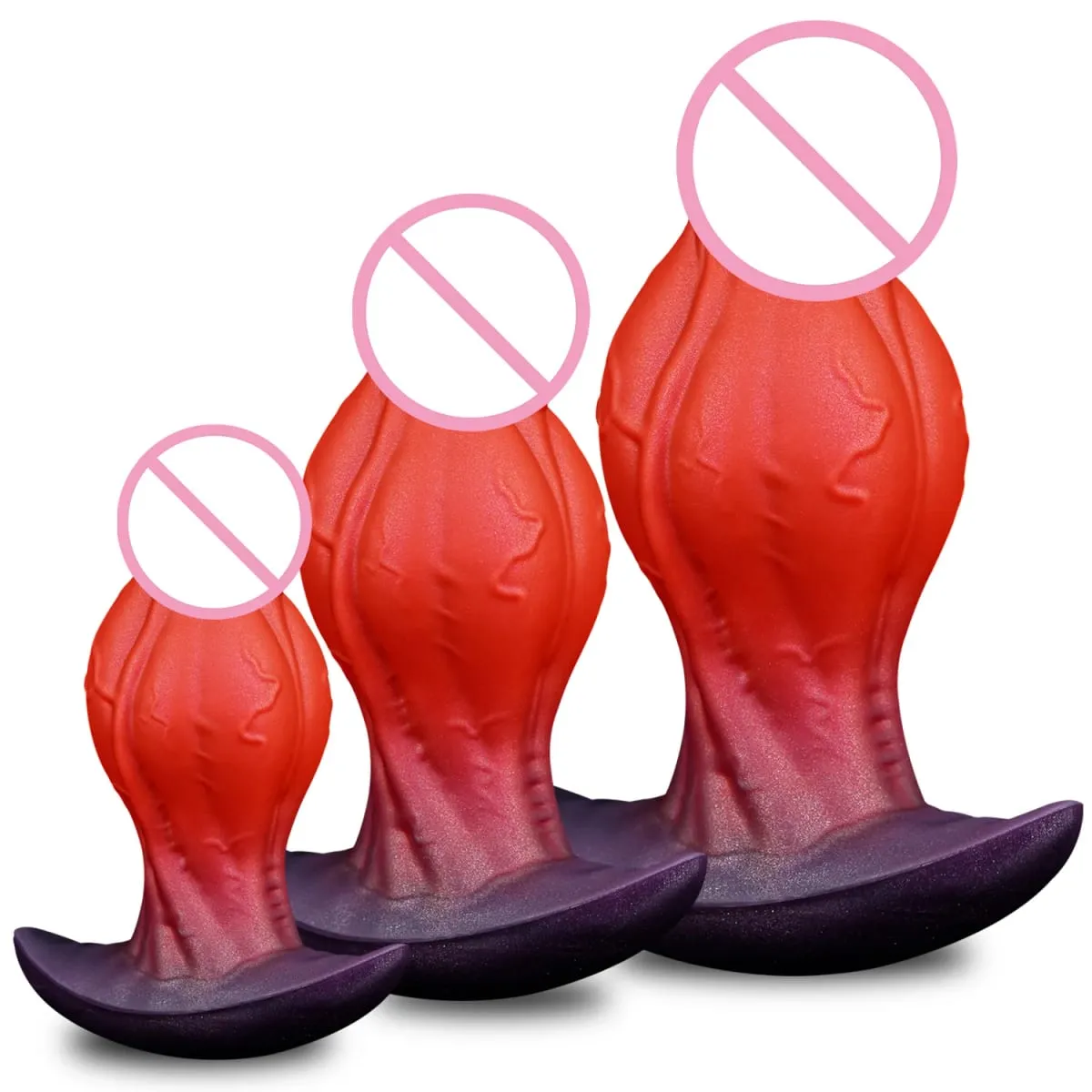 Realistisk Dildo Big Knot Bærbar Anal Plug Flydende Silikone Butt Plug Vaginal Anal Prostata Massage Voksen Sexlegetøj Til Kvinder Mænd — image 1