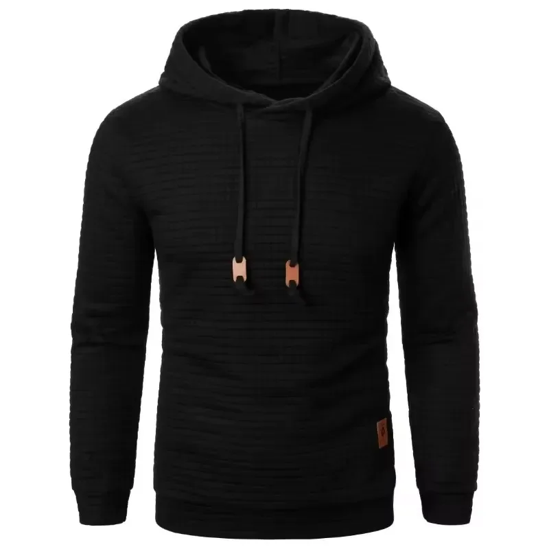 Chaud hommes couleur unie sweat à capuche décontracté surdimensionné sweat-shirt avec fermeture éclair jumelé sweats à capuche et vestes à capuche femmes homme sweats — image 6