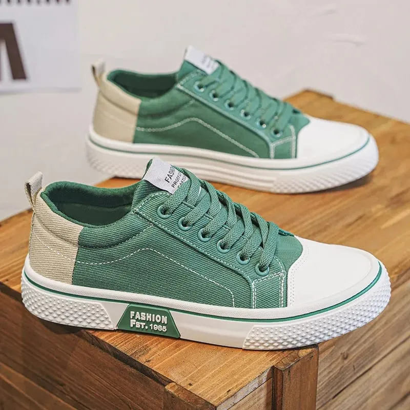 Scarpe di tela comode e alla moda estive nuove scarpe da tavolo versatili e traspiranti scarpe da uomo semplici con lacci con suola morbida — image 9