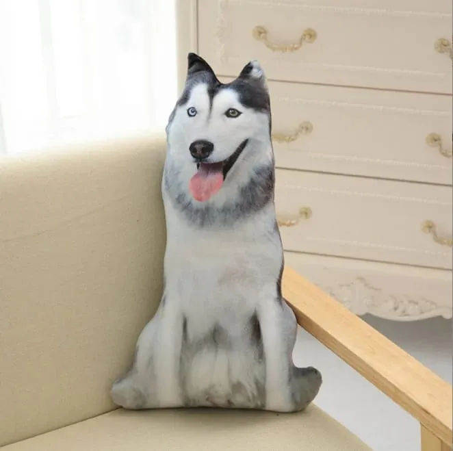 Cuscino per cani con simulazione stampata in 3D, divertente cuscino a forma di animale domestico, soggiorno, camera da letto, decorazione morbida, regalo di festa personalizzato — image 7