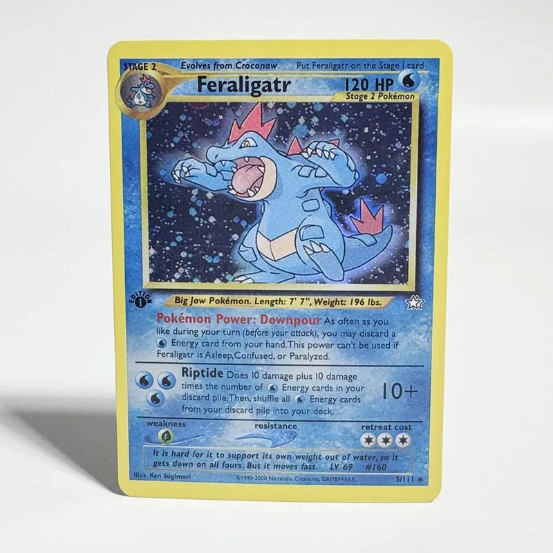 Pokémon Cards 1996 Basic Edition Flash Card Charizard Gengar Blastoise Feraligatr Gengar Trading Card Proxy Collection Card — image 12