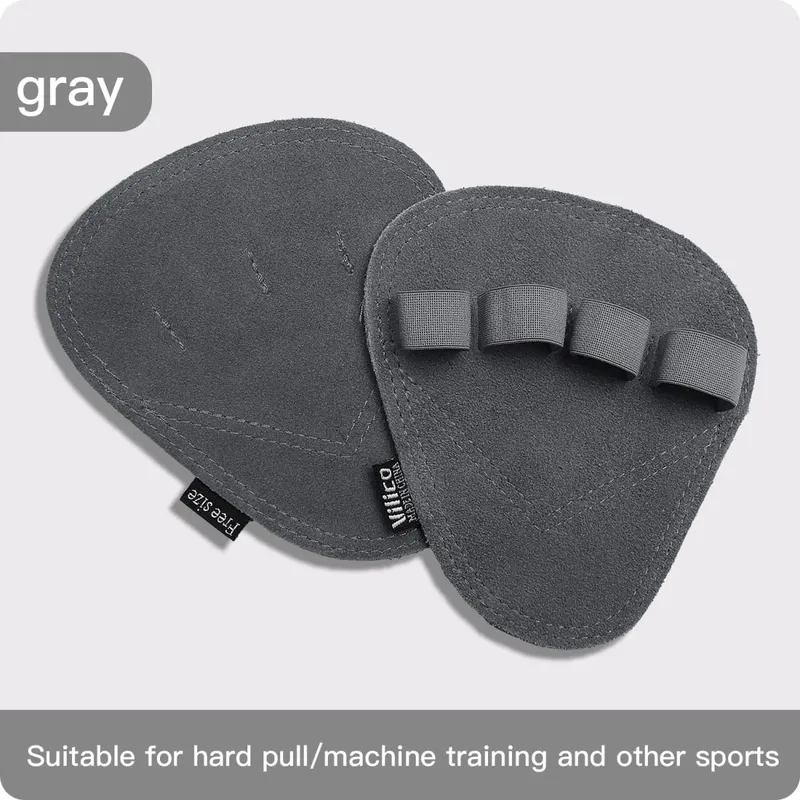 Leather Weight Lifting Training Gloves Palm Protection Women Men Fitness Sports Gymnastics Grips Pull Ups Weightlifting Workout — image 10