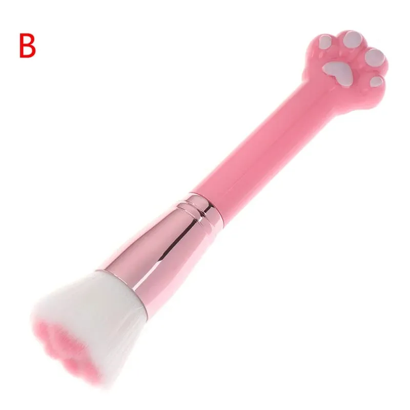 1Pc Cat Claw Girl Pennello per trucco Ombretto Pennelli per polvere multiuso Cosmetici portatili Pennello per fondotinta Strumenti per il trucco