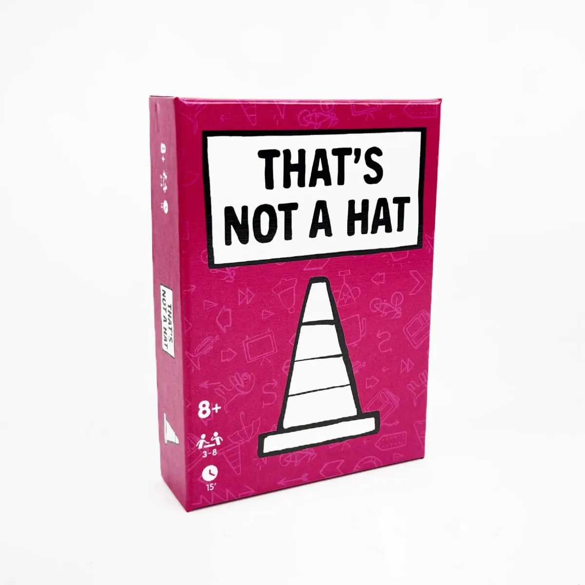 Gioco da tavolo That's Not a Hat Happy Party Game Set con carte base ed estese per 3-8 giocatori per tutte le età: bluff divertenti e memoria