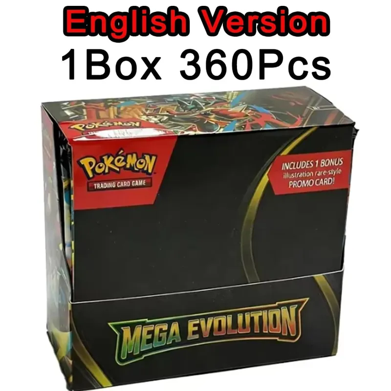 ** 360Pcs EnglishPokémonCards SunMoon Destined PSrismatic Evolutions Scarlet Violet 151 PALDEAN Booster Battle Transaction Card — image 1