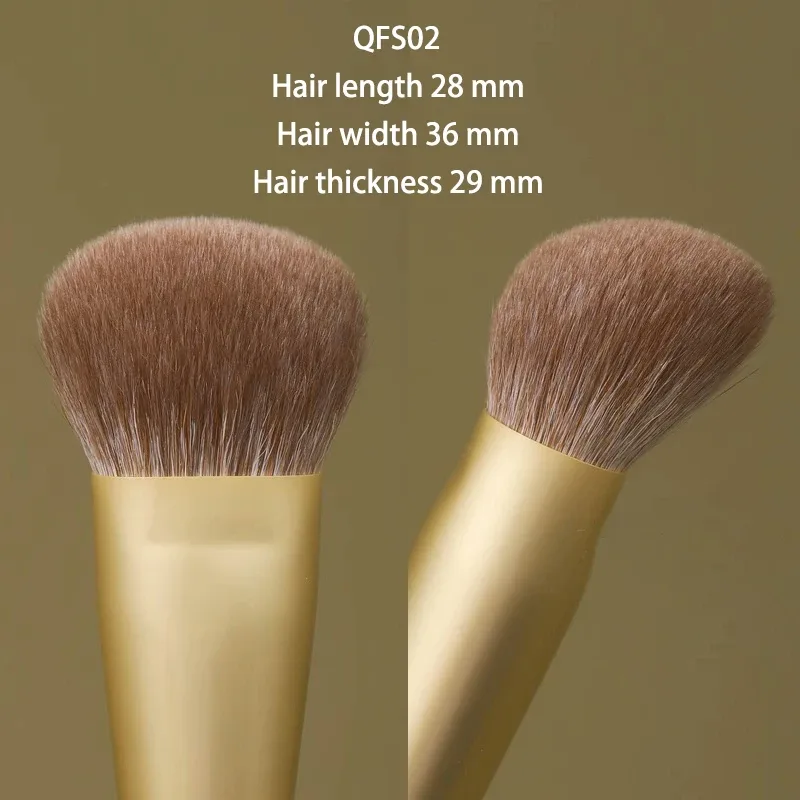 Weasel – pinceau de maquillage professionnel en poils de chèvre, pour fond de teint liquide, Blush, fabriqué à la main, manche court en bois de rose, 1 pièce — image 9